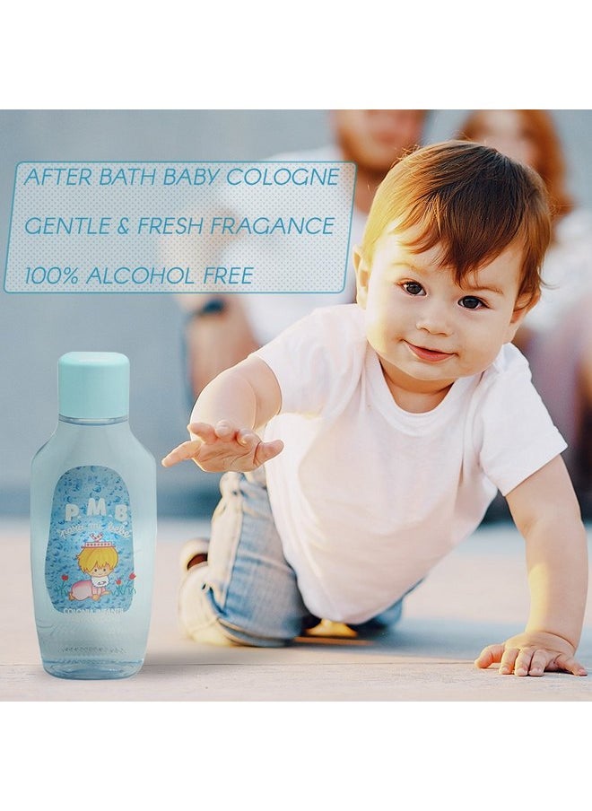 Para Mi Bebe - PMB Para Mi Bebe Baby Cologne. Original Scent. Alcohol Free. Gentle and Fresh Fragance for Your Baby. 25 Fl Oz / 750 ml. Pack of 4 - Image 1