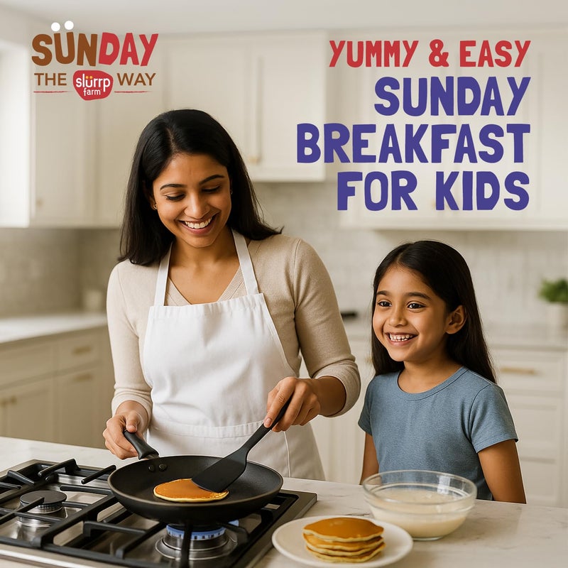 Slurrp Farm Millet Pancake Mix - Blueberry | No Maida or Refined Sugar | Oats, Jowar & Foxtail Millet for Wholesome Mornings | Healthy Kids Breakfast | 5.29 Oz (Pack of 1) - Image 3