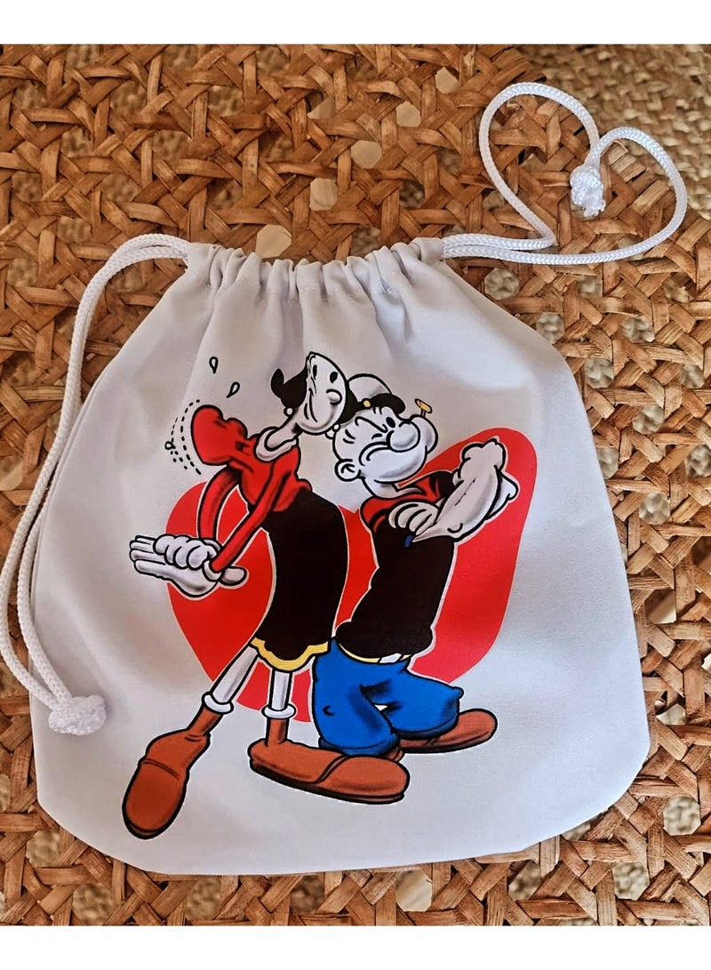 باشن ديستريكت حقائب هدايا لحفلات أعياد ميلاد الأطفال( شخصية باباي رجل البحار) - Image 1