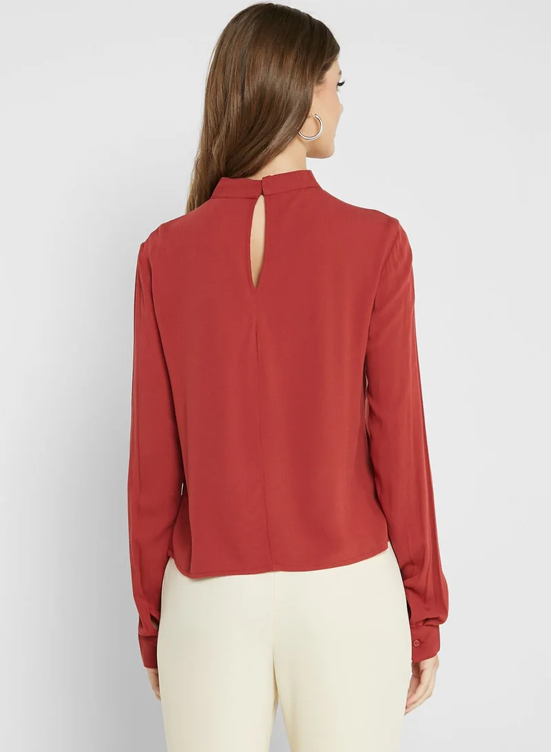 VERO MODA Keyhole Knitted Top