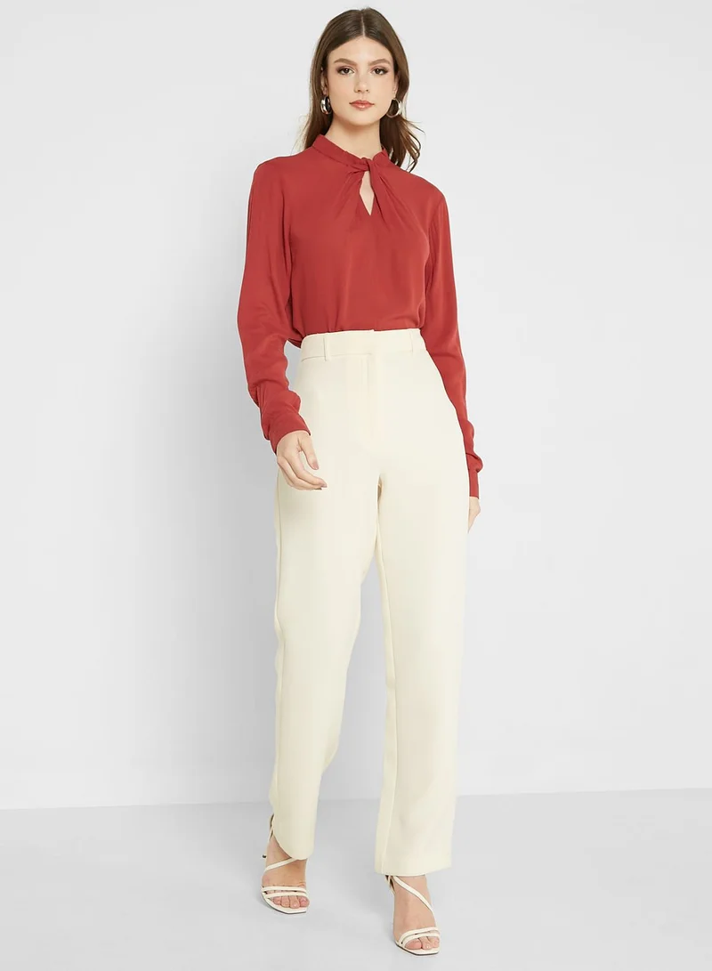VERO MODA Keyhole Knitted Top