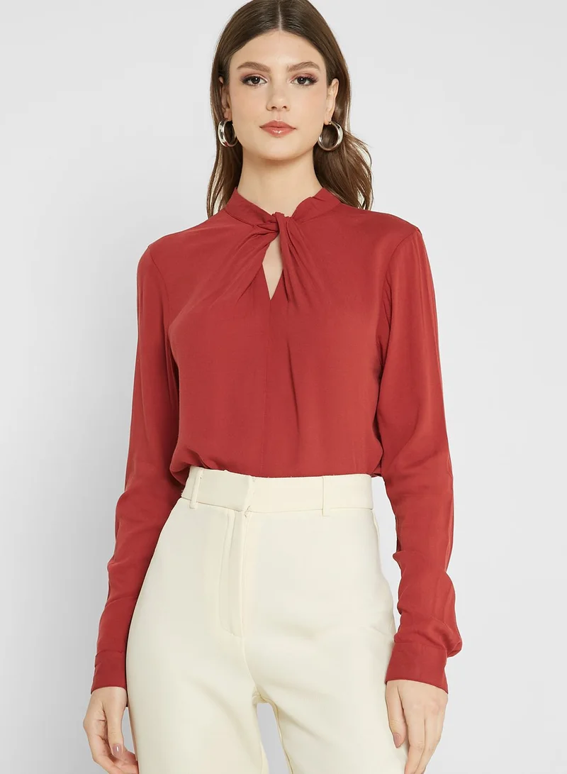 VERO MODA Keyhole Knitted Top