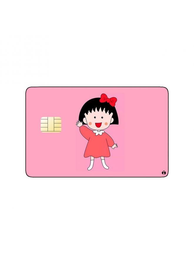 RKN PRINTED BANK CARD STICKER Maruko Anime - Image 1