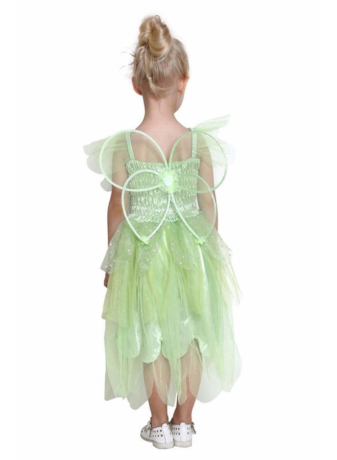 Jason Party Girls Tinker Bell Fairy Costume Elf Wing Halloween Cosplay Dress - Elf-L - Image 5