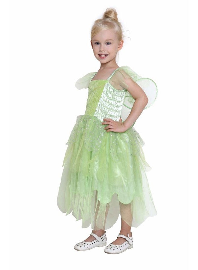 Jason Party Girls Tinker Bell Fairy Costume Elf Wing Halloween Cosplay Dress - Elf-L - Image 3