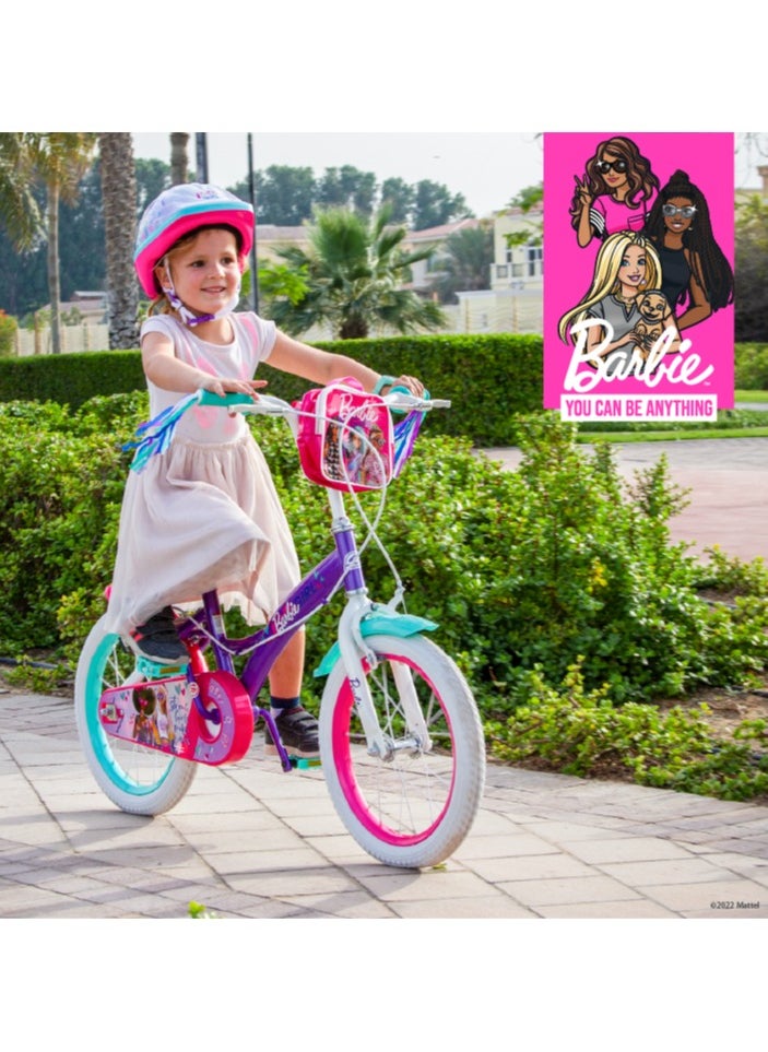 Spartan Spartan 14" Barbie Girl Kids Bicycle  - Image 5