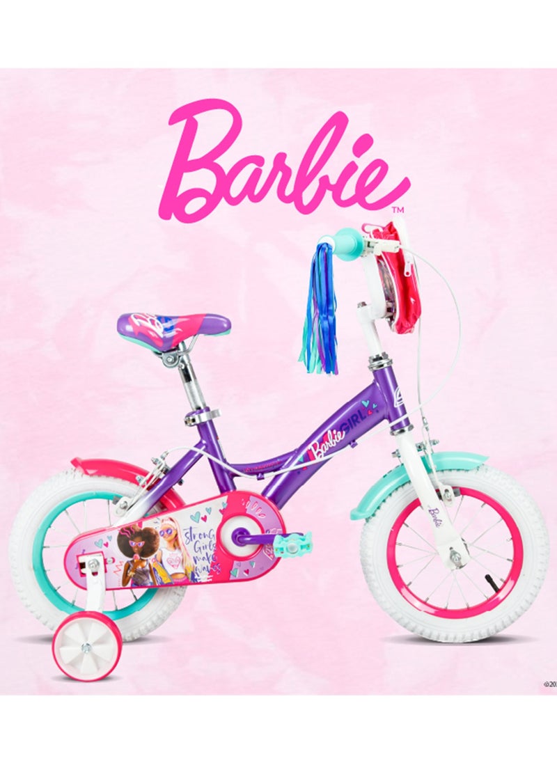 Spartan Spartan 14" Barbie Girl Kids Bicycle  - Image 2