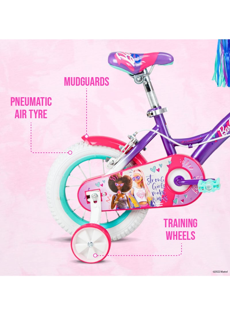 Spartan Spartan 14" Barbie Girl Kids Bicycle  - Image 4