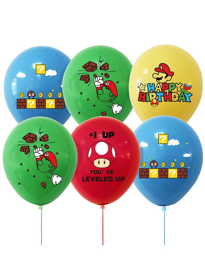 Mario Birthday Party Decorations Super Mario Party Supplies Balloons Happy Birthday Banner for Super Mario Party Boy Girl Party Decorations - Image 5