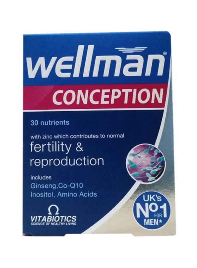 Vitabiotics Wellman Conception Dietary Supplement - 30 Tablets - Image 1