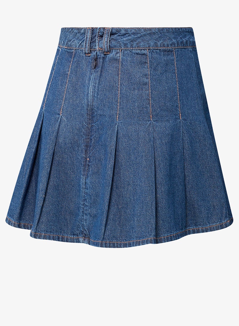 adidas Originals Denim Skirt - Image 2