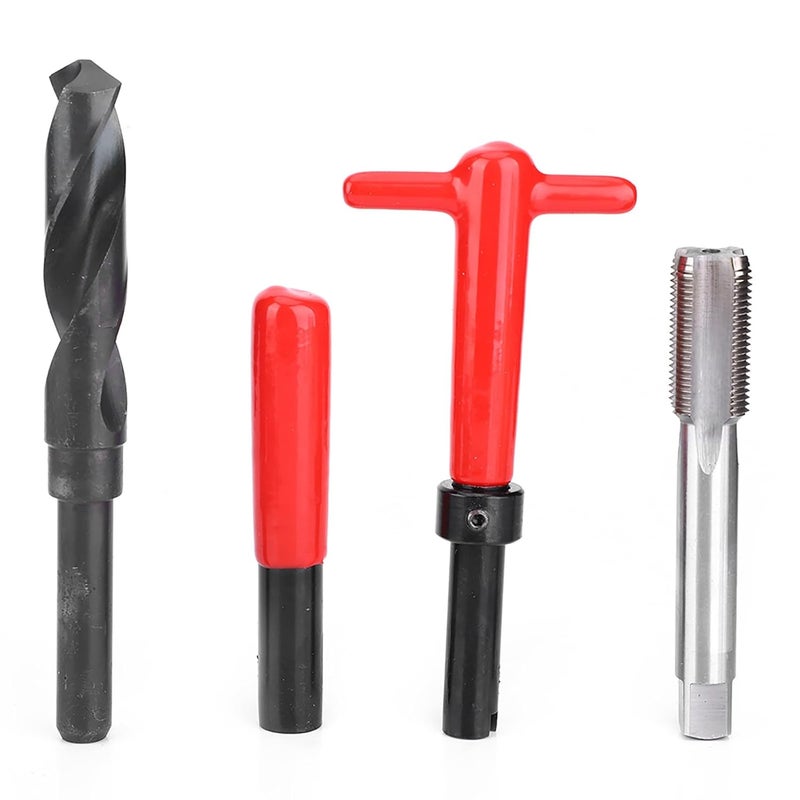 M18x1 5 مجموعة إصلاح الخيوط الفولاذية المقاومة للصدأ 30 قطعة عالية القوة إصلاح خيوط السيارة التالفة - Image 5