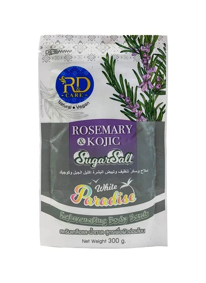 R&D - Rosemary & Kojic Acid Skin Whitening & Cleansing Sugar Salts And  Scrub - Image 1