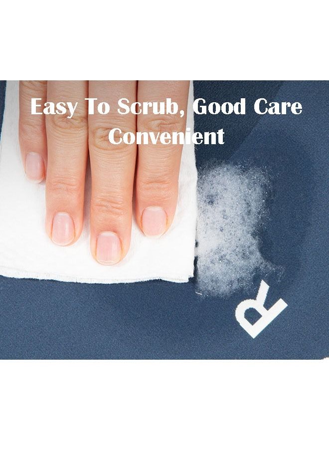 ZCM-HAPPY 2-Piece Set Of Fashion Diatom Mud Floor Mat Water-Absorbing Oil-Absorbing Kitchen Mat Door Mat Bathroom Corridor Porch Non-Slip Ultra-Absorbent Quick-Drying Non-Slip Mat 50x160CM+50x80CM - Image 3
