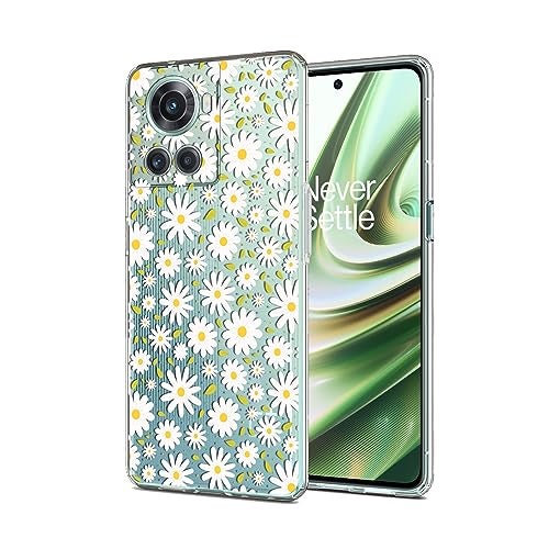 Plus UV Printed Soft Flexible Transparent Back Cover for OnePlus 10R - D1150 - Image 1
