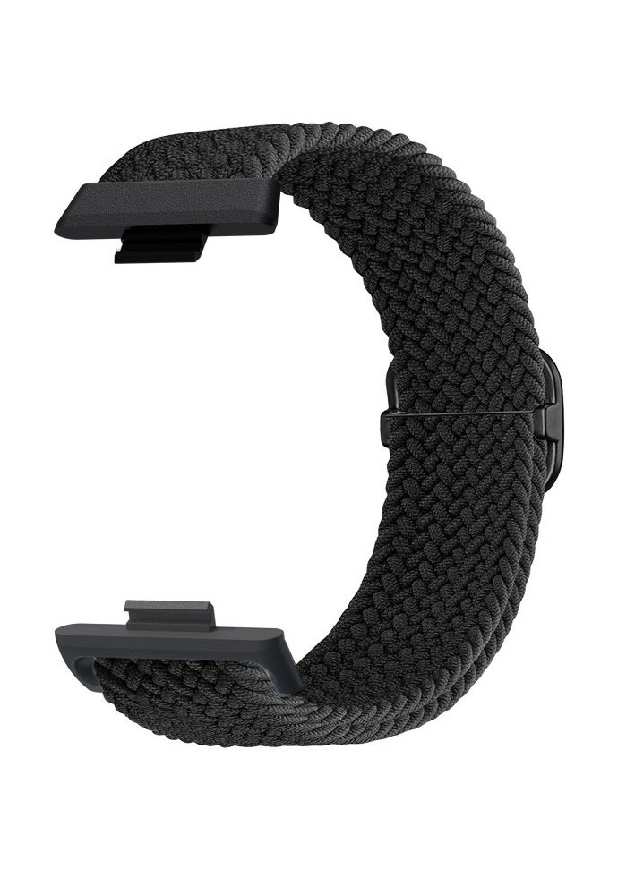 CoomBe - Nylon Watchband Replacement Bracelet for Huawei Watch Fit 3/Fit 4/Fit 4 Pro Black - Image 1