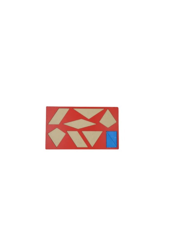 Tantrums Magic Shape Wooden Puzzle - Educational Geometry Shapes Learning Aid for Kids - Image 1