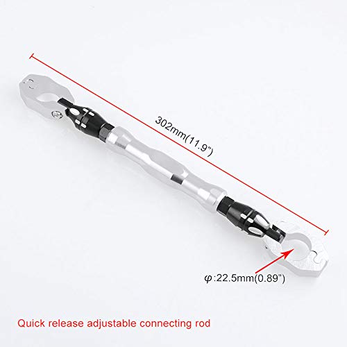 MACHSWON Motorcycle 7/8" 22mm Handlebar Crossbar Modified Balance Crossbar Handle Bar Adjustable Motorcycle Balance Crossbar Handlebar Strengthen Lever Bar - Image 4