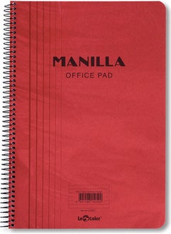 Le Color Manila 17X24 Red Notebook ter180 Pages  - Image 1