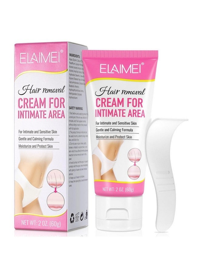 Vtrem Women'S Body Hair Removal Cream: Soothing And Painless Intimate Bikini Hair Removal Gentle And Non-Irritating Formula Suitable For All Skin Types - Image 1