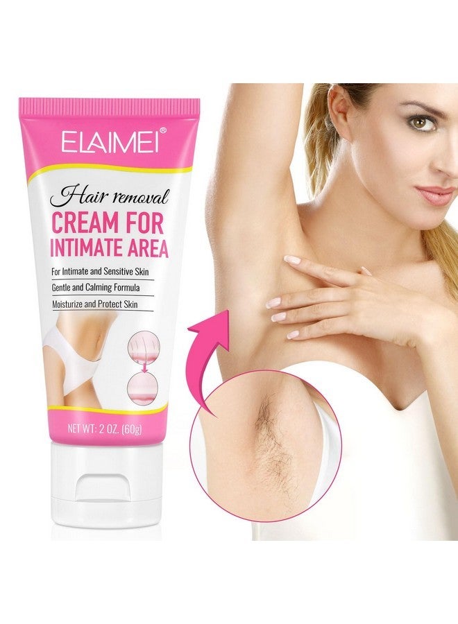 Vtrem Women'S Body Hair Removal Cream: Soothing And Painless Intimate Bikini Hair Removal Gentle And Non-Irritating Formula Suitable For All Skin Types - Image 2