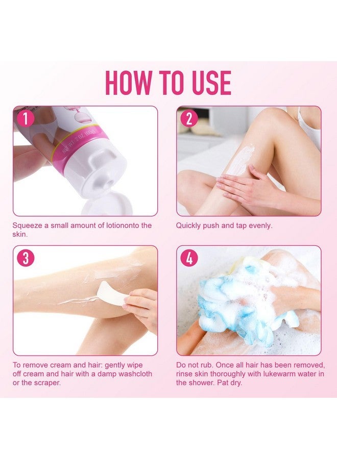 Vtrem Women'S Body Hair Removal Cream: Soothing And Painless Intimate Bikini Hair Removal Gentle And Non-Irritating Formula Suitable For All Skin Types - Image 4