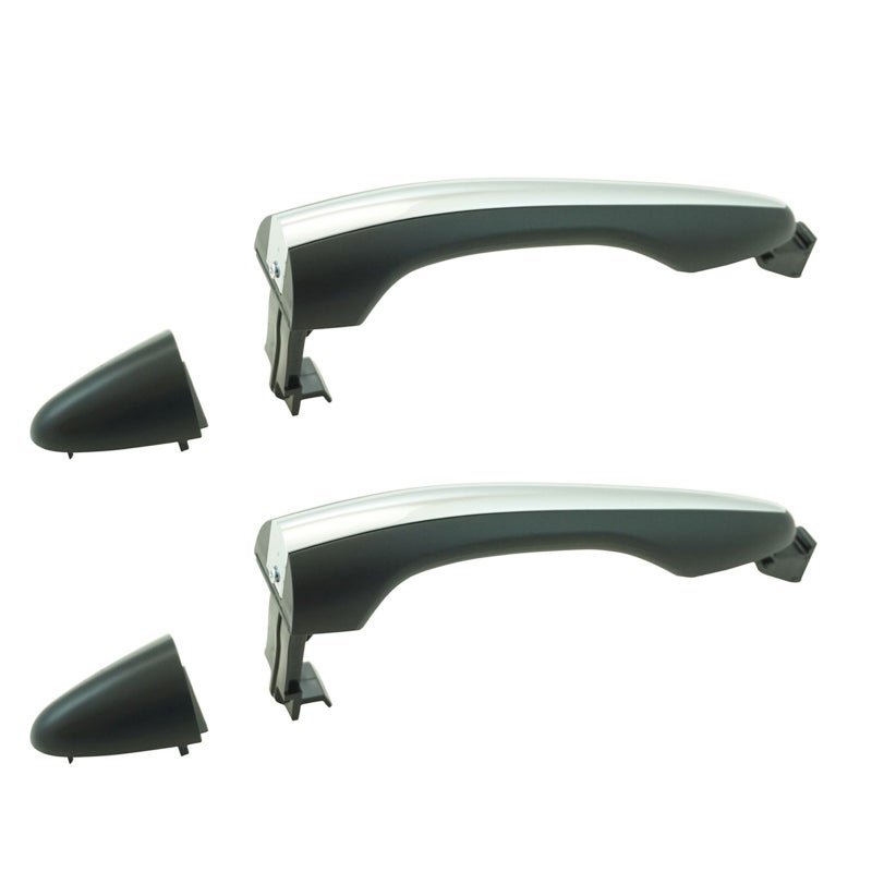TRQ Left and Right Exterior Door Handle Set Drivers Side Compatible with 20122015 Kia Optima