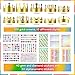 Meanplan 50 Pieces Gold Paper Crowns Birthday Crowns DIY Craft Kit for Princess Prince with 28 Sheets Gem Jewels Number Letter Stickers for Boy Girls Adults Birthday Party Favor Supplies Decoration - Image 4