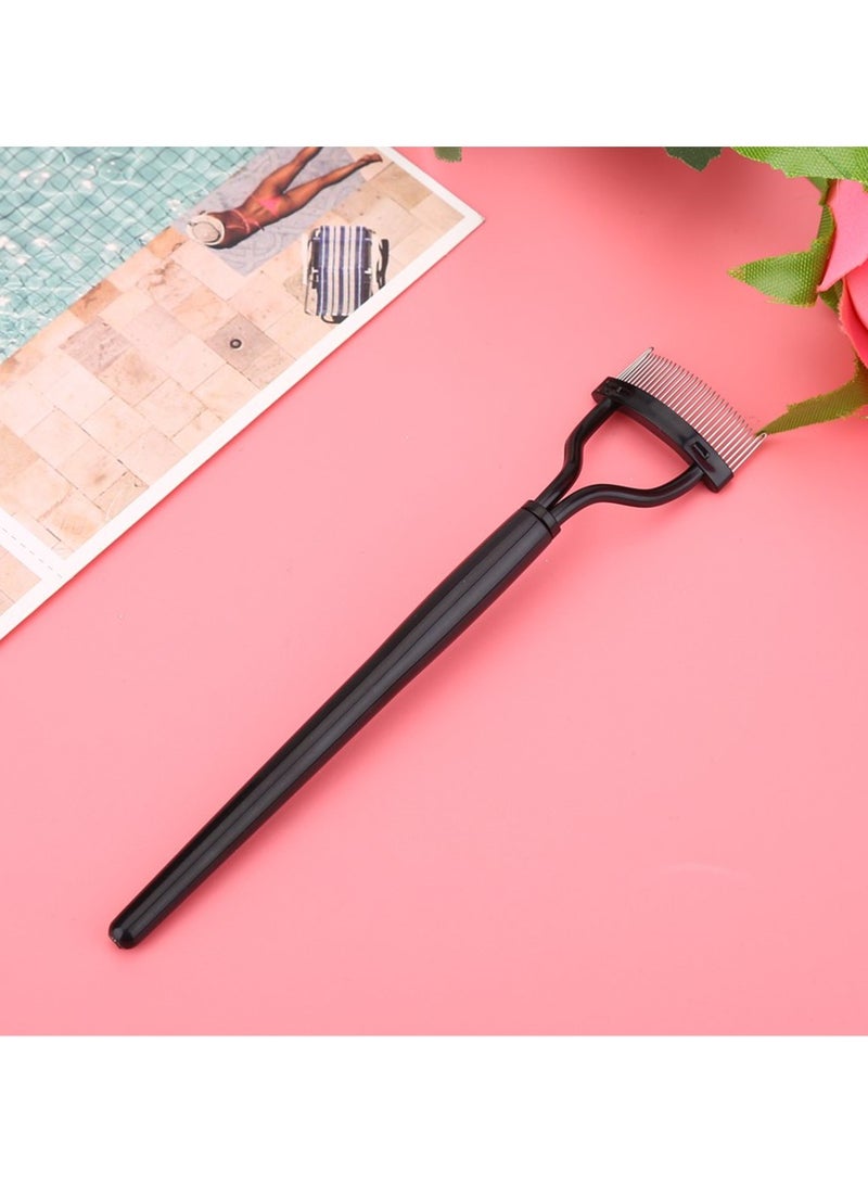 Generic Eyelash Separator Comb with Cover, Magnetic Eyelash & Mascara Application Tool (Stainless Steel)  - Image 4