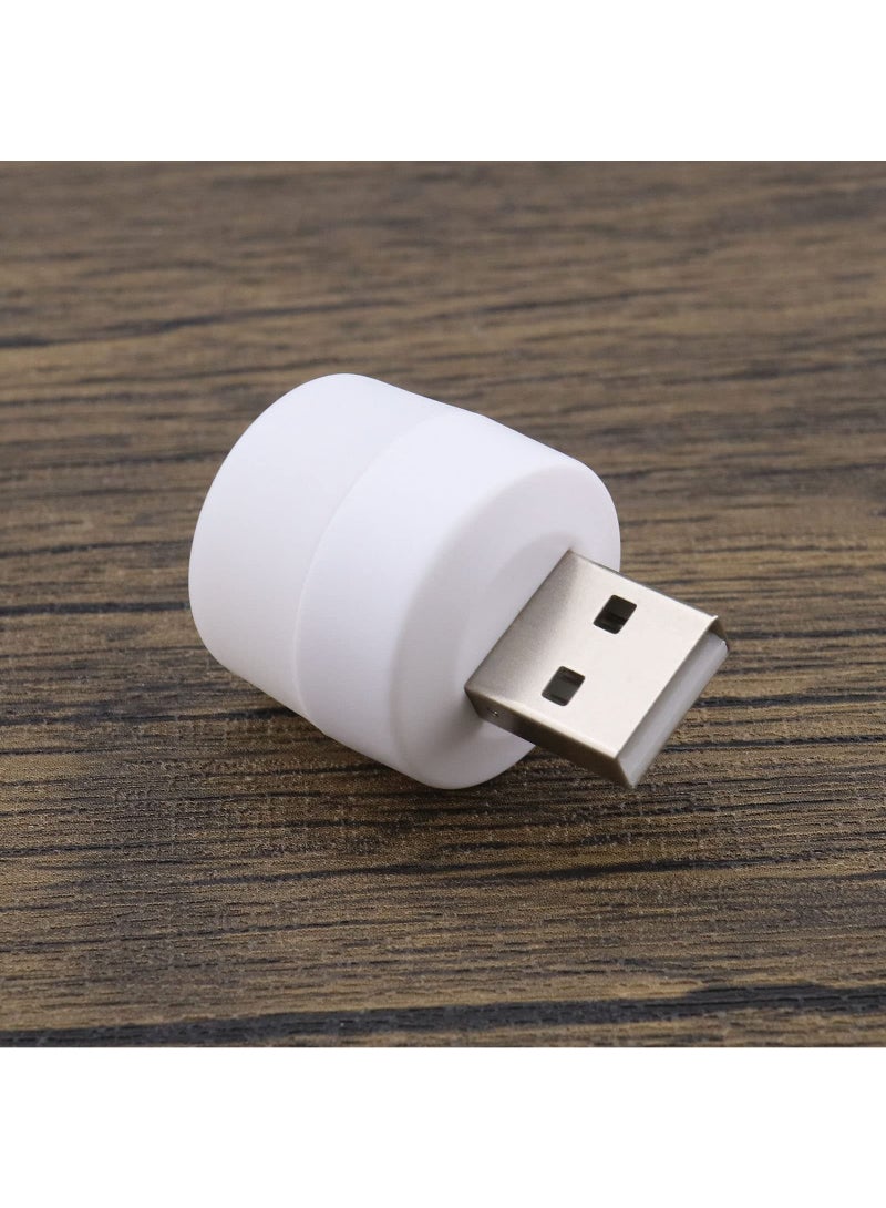 AROAQ Usb Plug Lamp Mini Night Light Computer Mobile Power Charging Small Book Lamps Led Eye Protection Reading Desk White Light - Image 5