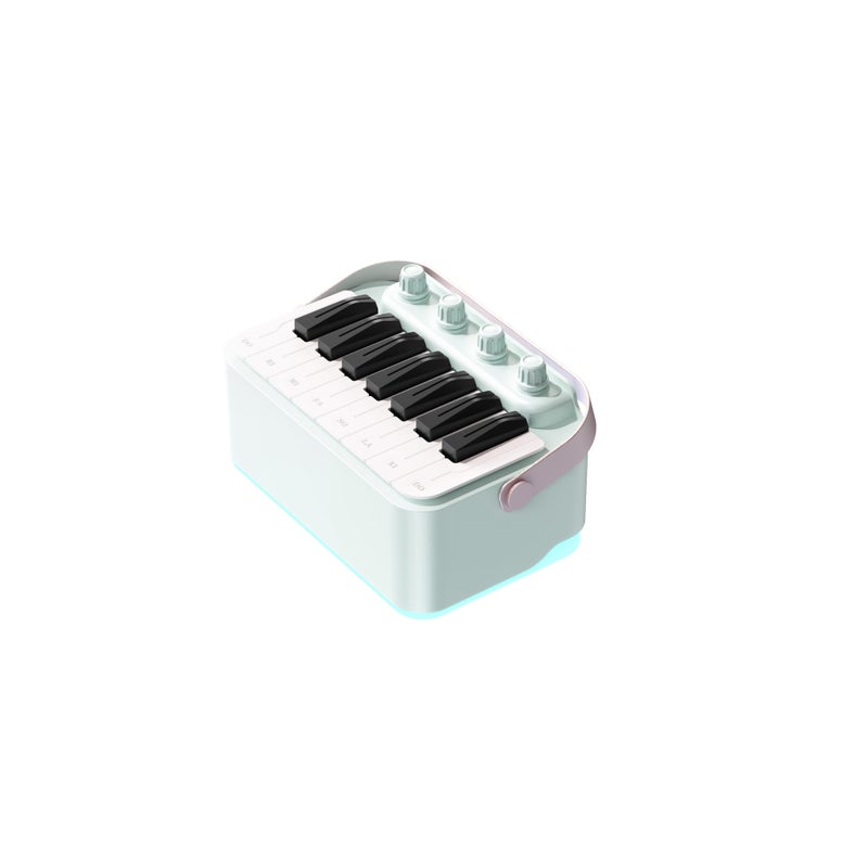 New Product Piano Bluetooth Sound Atmosphere Night Light Sound Subwoofer Smart Home Creative Bluetooth Small Speaker - Image 1