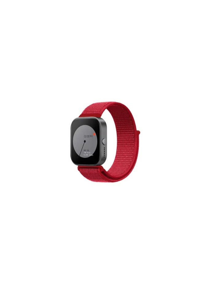 CATANES (for Nothing Watch Pro 22mm) Nylon Strap,Quick Release Bands for Women Men Sport Wristband Strap Hot Red - Image 2