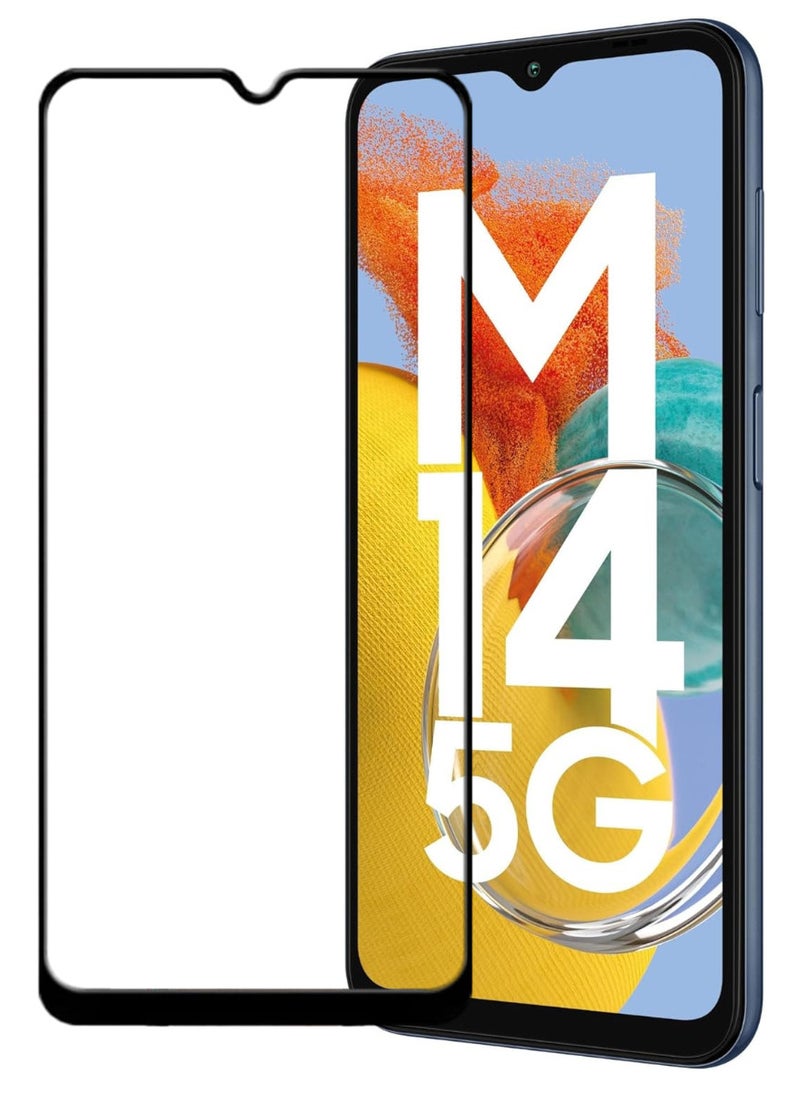 ACLIX Antistatic ESD Dustproof Premium Quality High Definition Tempered Glass Screen Protector Designed For Samsung Galaxy M14 - Image 1