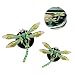 ORIESSE Dragonfly Car Decor2pcs Bling Dragonfly Air Freshener Vent ClipsCute Car AccessoriesRefillable Car Diffuser Glamorous Green Decor - Image 2