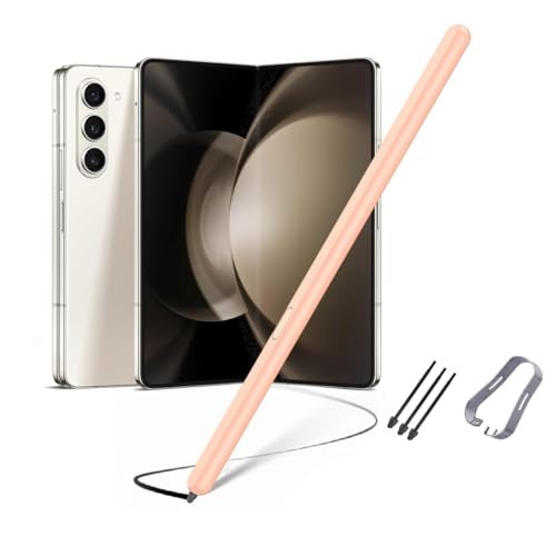 SHIEID Galaxy Z Fold 6 S Pen Fold Edition, Slim Replacement S Pen with Anti-Mistouch Technology, Compatible with Samsung Galaxy Z Fold 6/Z Fold 5/Fold 4/Fold 3 + Tips/Nibs, Pink - Image 1