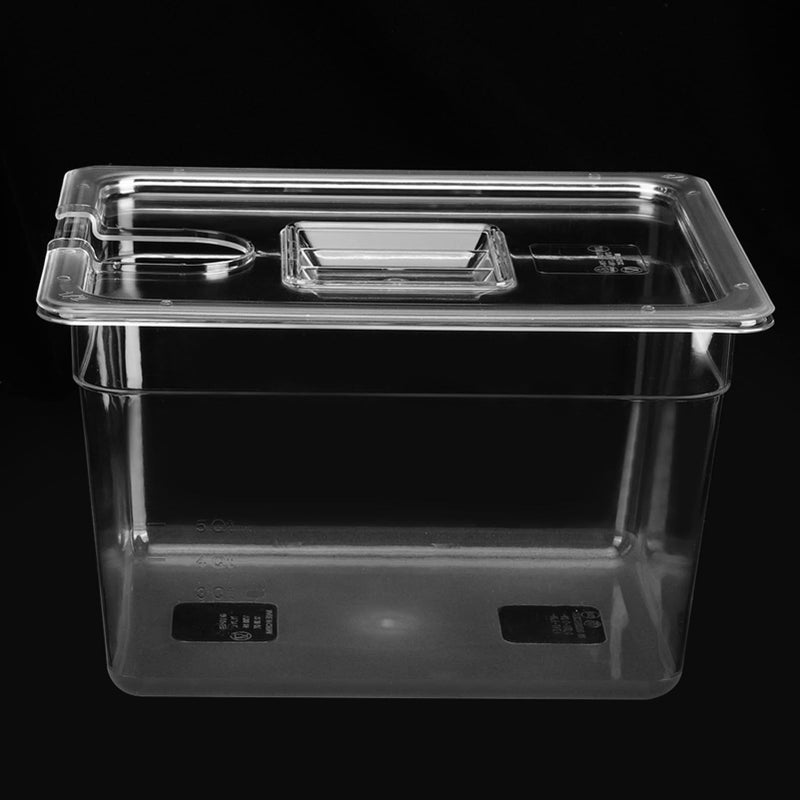 Foldable Hinge Container Lid 11L PC Material Culinary Cooker Fast Heating Cooking - Image 4