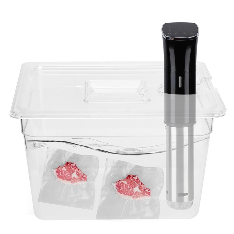 Foldable Hinge Container Lid 11L PC Material Culinary Cooker Fast Heating Cooking - Image 2