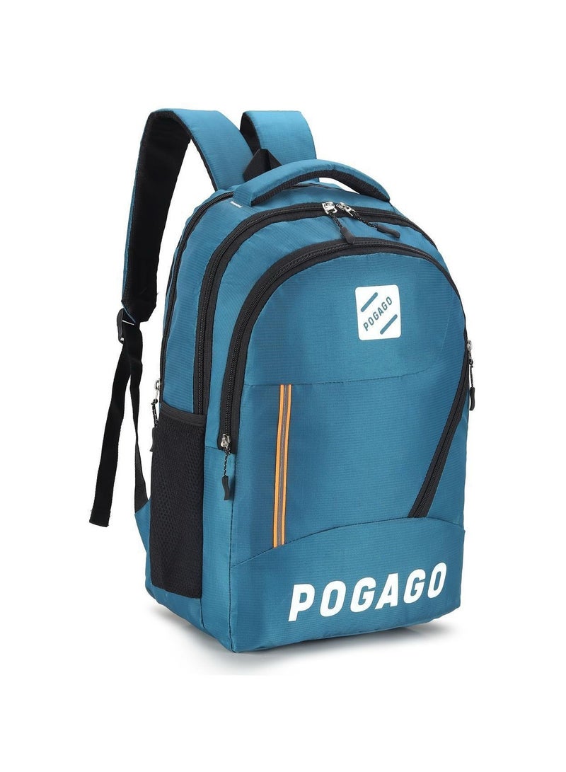 POGAGO Fashionable Men’s Backpack – Large Capacity Water-Resistant School & Laptop Backpack, Fits 15.6" Inch Laptops - Image 2