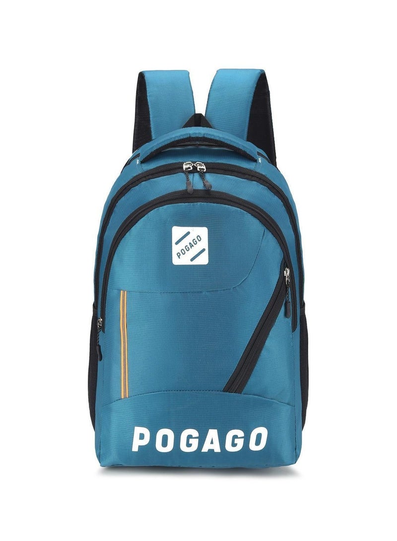 POGAGO Fashionable Men’s Backpack – Large Capacity Water-Resistant School & Laptop Backpack, Fits 15.6" Inch Laptops - Image 1