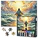 Rebotipy 1000Piece Jigsaw Puzzle 20 x28 inch Jesus Religious Belief Painting Mindfulness Puzzles for Adults Home Decor Family Board Games Unique Gift - Image 2