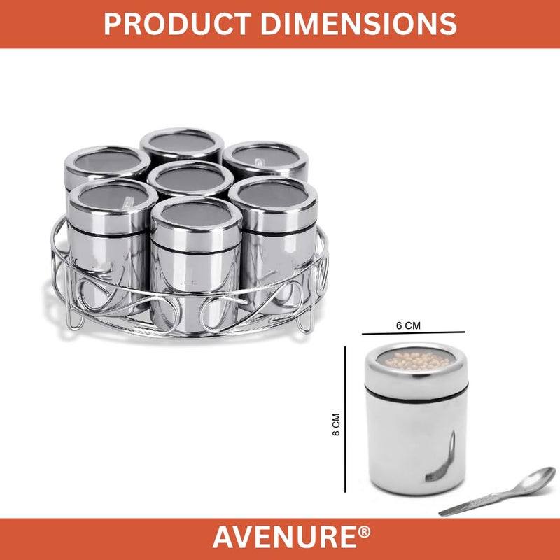 Avenure Masala box, Spice box (LARGE 7 PIECES) - Image 2