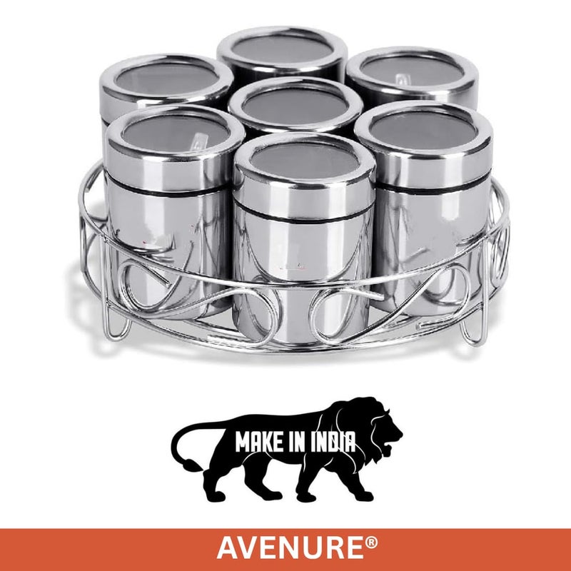 Avenure Masala box, Spice box (LARGE 7 PIECES) - Image 5