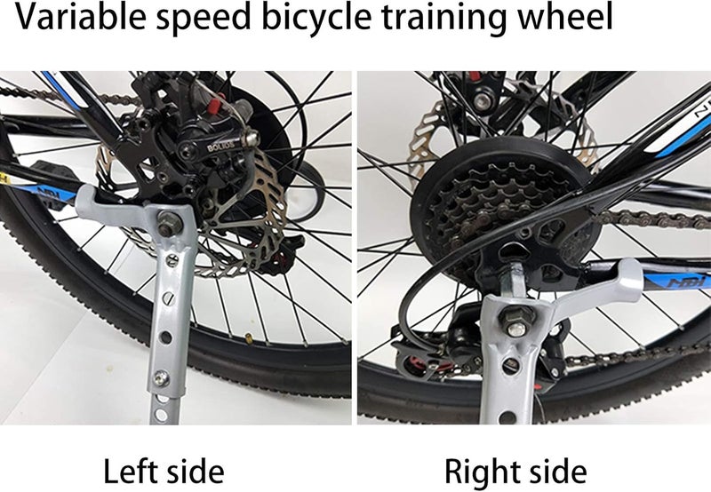 DOUBLE 2 C Training Wheels, Heavy Duty Bicycle Training Wheels for Kids Bike Stabilizer Mounted Kit Compatible for 16 18 20 22 inch Bike (1 Pair) - Image 3