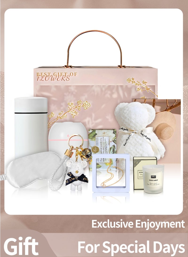 بيروي أطقم هدايا للسيدات، أطقم هدايا مثالية، هدايا فريدة للسيدات، هدايا للأمهات، الأخوات الصديقات الزوجات، الزميلات الزميلات المعلمات هدايا الممرضات للسيدات (طقم مكون من 10 قطع) - Image 1