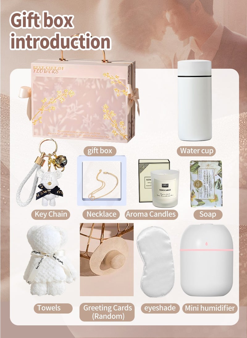 بيروي أطقم هدايا للسيدات، أطقم هدايا مثالية، هدايا فريدة للسيدات، هدايا للأمهات، الأخوات الصديقات الزوجات، الزميلات الزميلات المعلمات هدايا الممرضات للسيدات (طقم مكون من 10 قطع) - Image 3