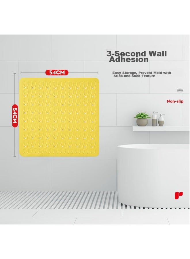 Ridder German Imported Bathroom Non-slip Mat, Bathroom Mat For Pregnant Women And Children, Non-slip Tpe Mat With Wave Pattern And Hollow Design, 54*54cm - Image 4