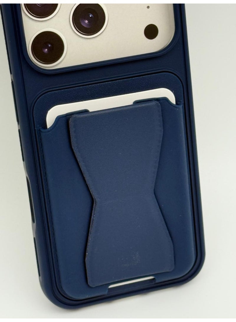 general Magnetic Leather Stand Wallet Case for iPhone 17 ProMax – Foldable Kickstand Card Holder Protective Cover - Image 2