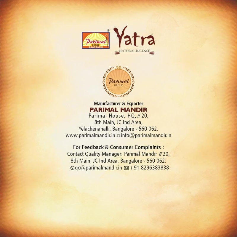 PARIMAL yatra Incense Sticks | Aromatic AGARBATHI | Agarbatti for Pooja, No Charcoal Incense Sticks,100% Herbal Fragrance Agarbathi - 250 Gram (Pack of 3) - Image 5