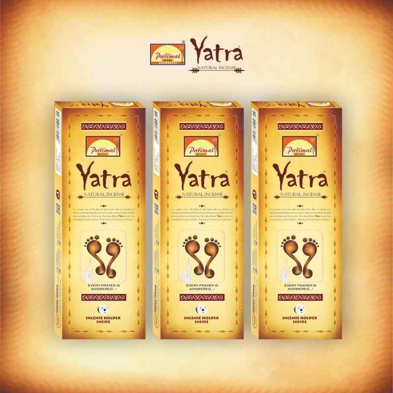 PARIMAL yatra Incense Sticks | Aromatic AGARBATHI | Agarbatti for Pooja, No Charcoal Incense Sticks,100% Herbal Fragrance Agarbathi - 250 Gram (Pack of 3) - Image 3