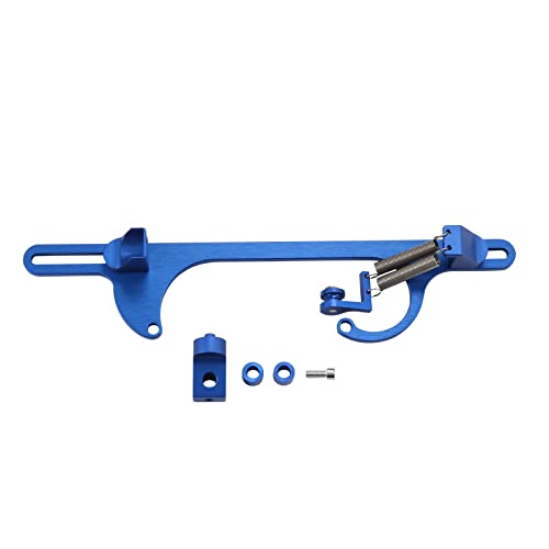 WOWYZL Throttle Cable Bracket 4150 4160 Series throttle brackets Billet Adjustable Aluminum Carburetor Bracket (blue) - Image 1